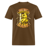 Electric Lineman Lineworker Journeyman Electrician Unisex T-Shirt - brown