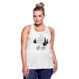 Women's Flowy Tank Top by Bella - white