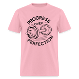 Weight Training Gym Bodybuilding Muscle Builder Unisex T-Shirt - pink
