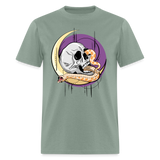 Hognose Snake Skull Dramatic Danger Noodle Unisex T-Shirt - sage