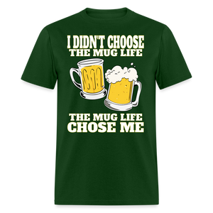 Beer Mug Funny Mug Life Drinking Party Saint Patrick's Day Unisex T-Shirt - forest green