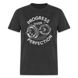 Weight Training Gym Bodybuilding Muscle Fitness Unisex T-Shirt - heather black
