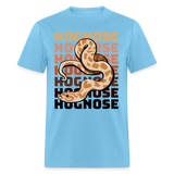 Hognose Snake Reptile Lovers Retro Style Unisex T-Shirt - aquatic blue