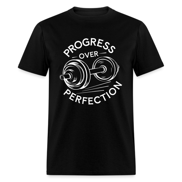 Weight Training Gym Bodybuilding Muscle Fitness Unisex T-Shirt - black