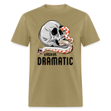 Hognose Drama Snake Little Bit Dramatic Hoggie Danger Noodle Unisex T-Shirt - khaki