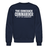 President Come back Commander Inauguration Support Unisex Crewneck Sweatshirt - navy
