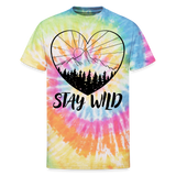 Unisex Tie Dye T-Shirt - rainbow