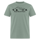 Men’s Hiking Outdoor Nature Classic T-ShirT - sage