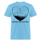 Men's Mountain Biking Hiking Classic T-Shirt - aquatic blue
