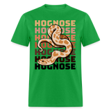 Hognose Snake Reptile Lovers Retro Style Unisex T-Shirt - bright green