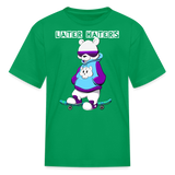 Chill Polar Bear Skater Kids' T-Shirt - kelly green