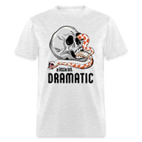 Hognose Drama Snake Little Bit Dramatic Hoggie Danger Noodle Unisex T-Shirt - light heather gray