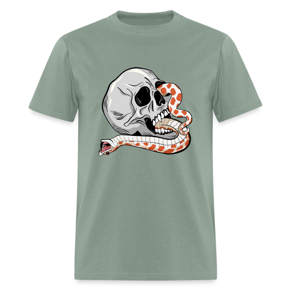 Hognose Drama Snake Albino Hoggie Danger Noodle Unisex T-Shirt - sage