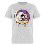 Hognose Snake Skull Dramatic Danger Noodle Unisex T-Shirt - heather gray