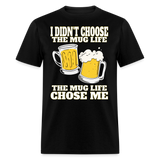 Beer Mug Funny Mug Life Drinking Party Saint Patrick's Day Unisex T-Shirt - black
