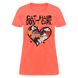 Funny Crazy Cat Lady Mom T-Shirt - heather coral
