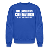 President Come back Commander Inauguration Support Unisex Crewneck Sweatshirt - royal blue