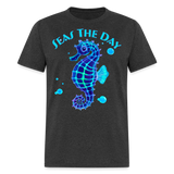 Cute Ocean Watercolor Seahorse  Unisex T-Shirt - heather black