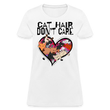 Funny Crazy Cat Lady Mom T-Shirt - white