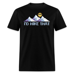 Funny Mountain Trail Hiking Unisex T-Shirt - navy