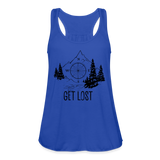 Women's Flowy Tank Top by Bella - royal blue