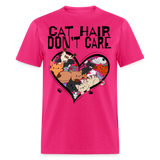 Cat Dad Funny T-Shirt - fuchsia
