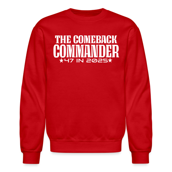 President Come back Commander Inauguration Support Unisex Crewneck Sweatshirt - red