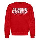 President Come back Commander Inauguration Support Unisex Crewneck Sweatshirt - red