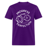 Weight Training Gym Bodybuilding Muscle Fitness Unisex T-Shirt - purple