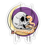 Hognose Skull Sticker - white matte