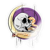 Hognose Skull Sticker - transparent glossy