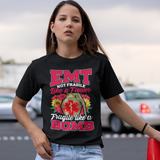 EMT EMS Firefighter Paramedic First Responder Ladies T-Shirt