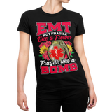 EMT EMS Firefighter Paramedic First Responder Ladies T-Shirt