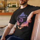 Dragon Inside D20 Design Stained Glass RPG Fantasy Art Unisex T-Shirt