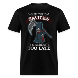 RPG Tabletop Role Play Gamer TPK Grim Reaper Epic Campaign Humor Unisex T-Shirt - black