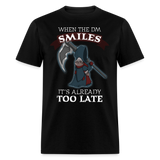 RPG Tabletop Role Play Gamer TPK Grim Reaper Epic Campaign Humor Unisex T-Shirt - black