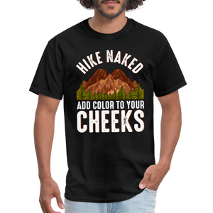 Outdoor Hiking Backpacking Hike Naked Unisex Classic T-Shirt - black