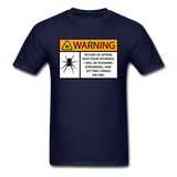 Spider Warning Arachnophobia Fear of Spiders Joke Unisex Classic T-Shirt