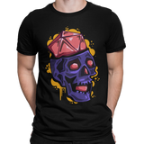 D20 Dice Skull Art for Tabletop RPG Roleplaying Gamers  Unisex T-Shirt