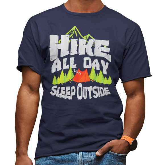 Outdoor Enthusiast Hike All Day Sleep Outside Unisex T-Shirt