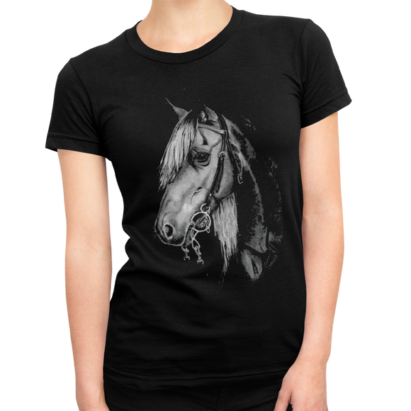 Vintage Style Western Tack Horse Lovers Unisex T-Shirt