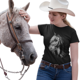 Vintage Style Western Tack Horse Lovers Unisex T-Shirt
