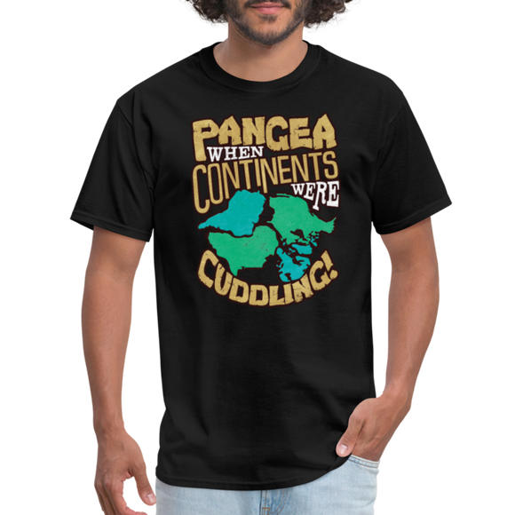 Funny Geologist Shirt Pangea Continent Science Quote Unisex T-Shirt - black