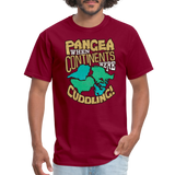 Funny Geologist Shirt Pangea Continent Science Quote Unisex T-Shirt - burgundy