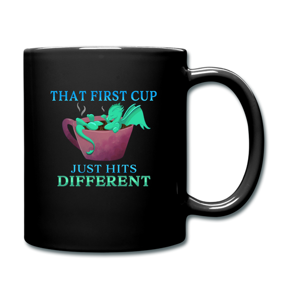 Dragon Coffee Tea Lover Mug - black