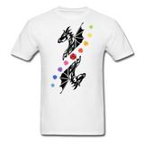 Tribal Dragon D20 Dice Rainbow Tabletop Role Players Unisex T-Shirt